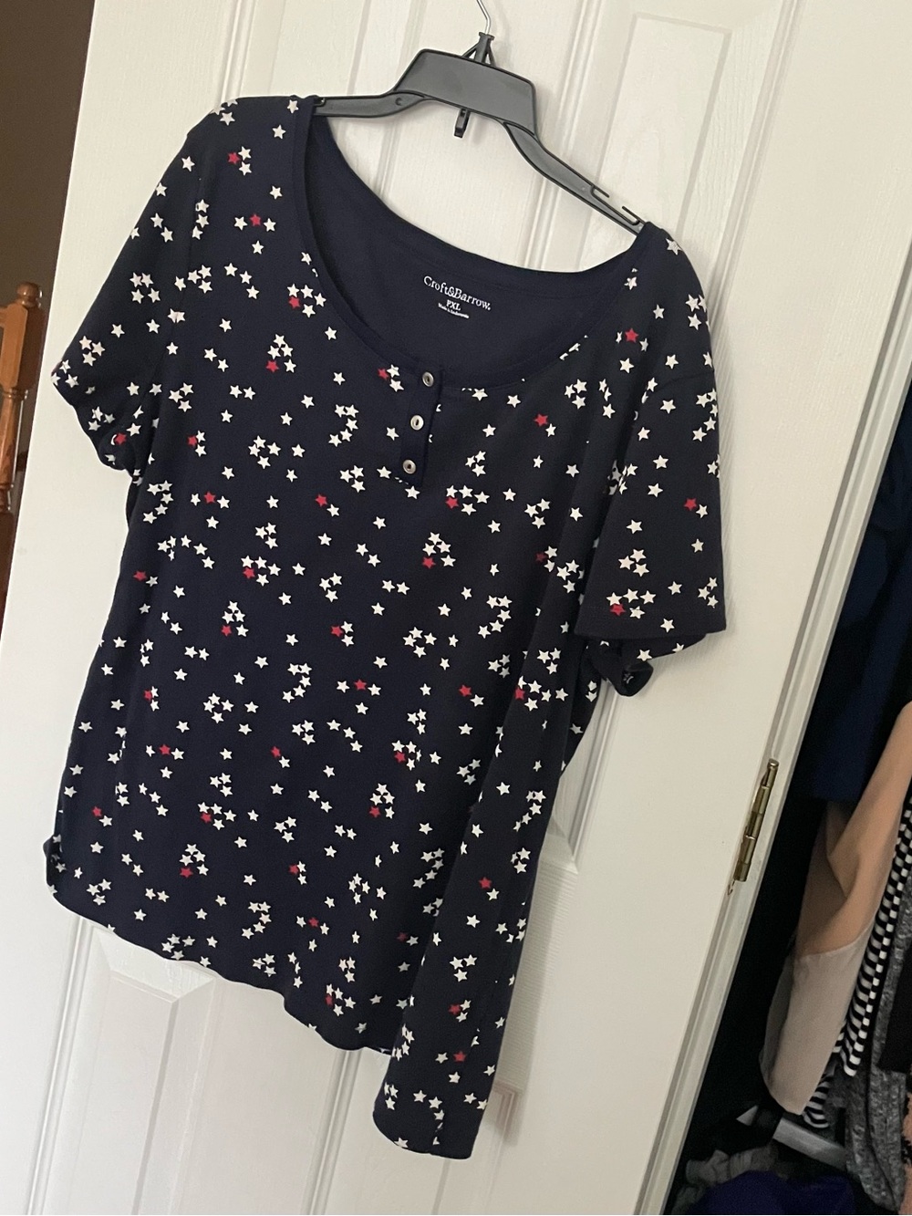 Croft Barrow 4th of July America Star Henley Top